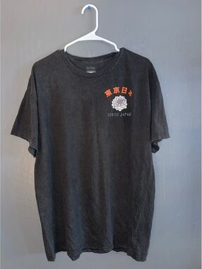 Artist Union Tokyo Japan Black Graphic T-Shirt XL